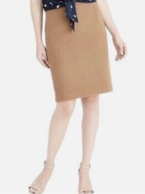 J. Crew Camel Pencil Skirt